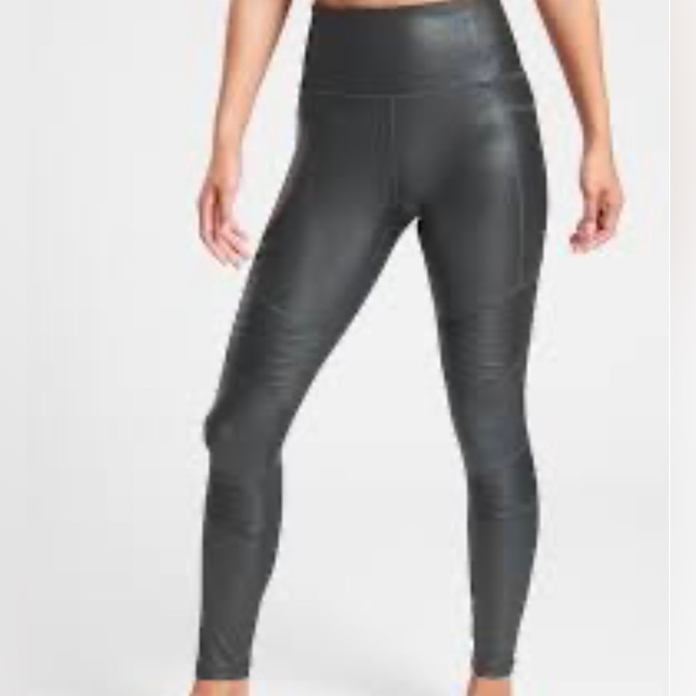 Athleta  Inclination Moto Shimmer Tight Size Small